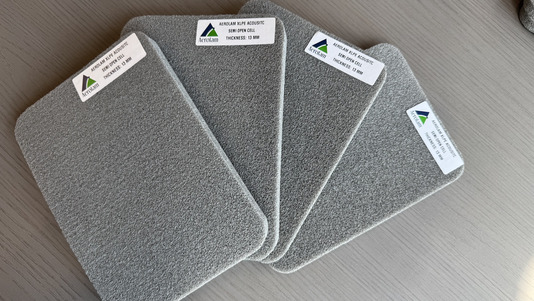 XLPE semi open cell, acoustic insulation, acoustic soundproofing insulation, sound reduction, sound insulation material, inling duct insulation, aerolam