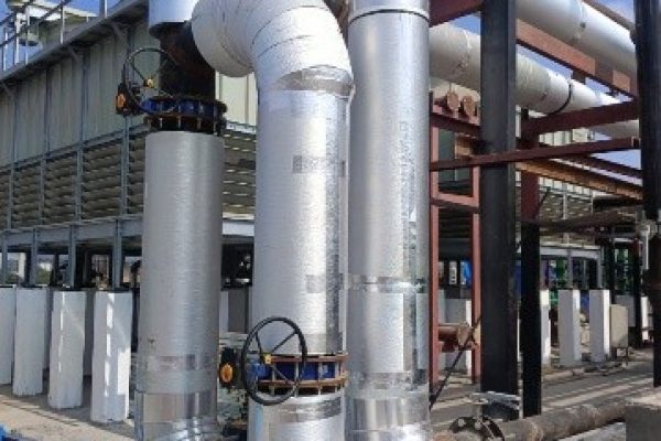 Industrial Pipe Insulation for chilled and hot water.